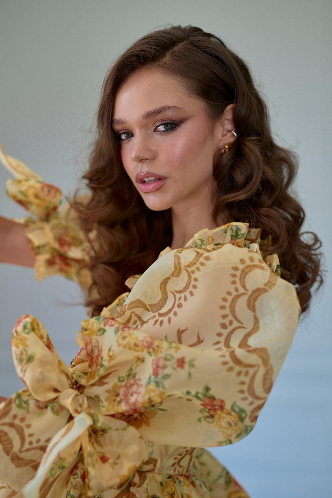 The Cr�me Brulee Marie Dress Product Image