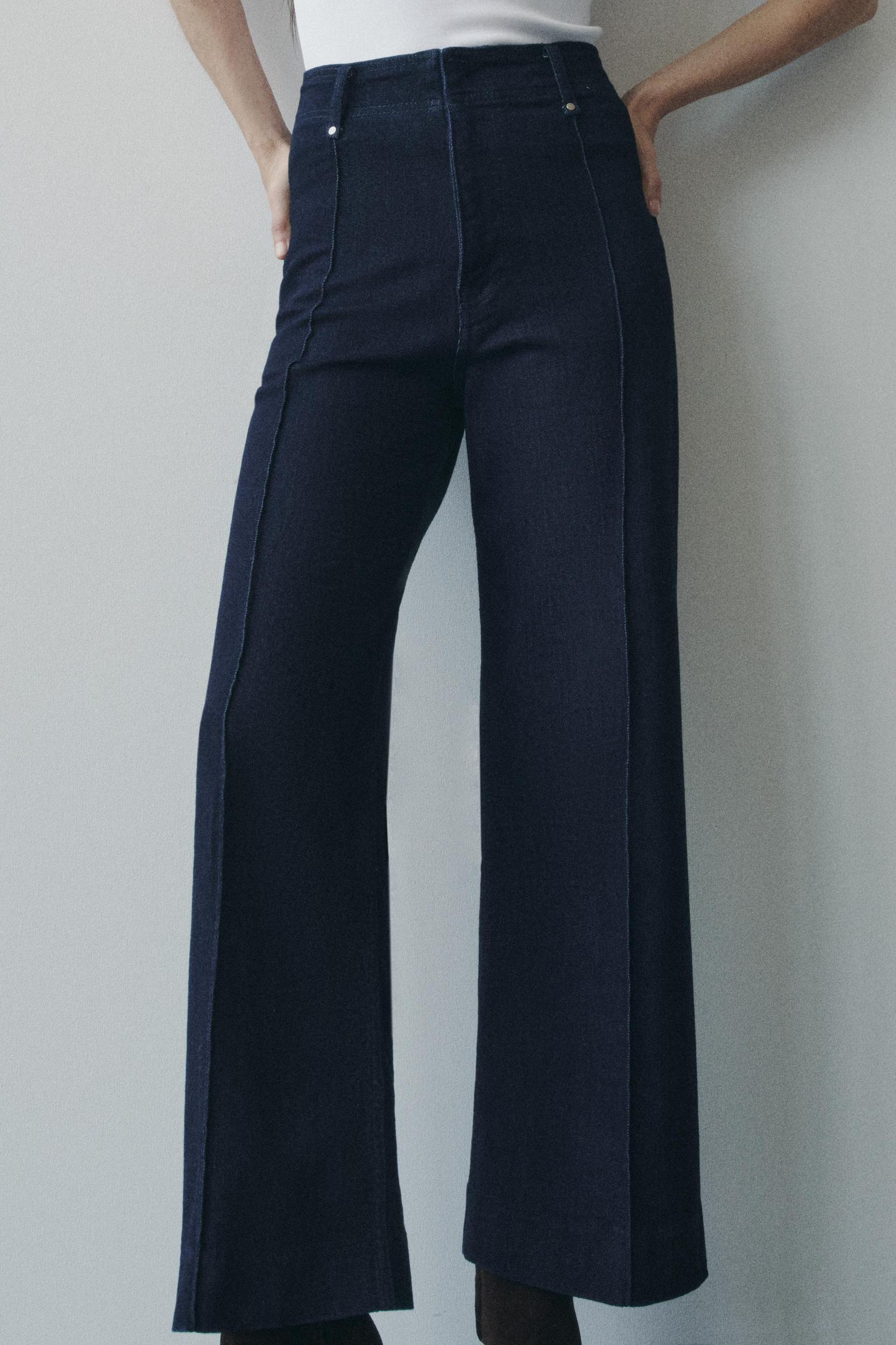 ZW COLLECTION HIGH WAIST WIDE LEG JEANS Product Image