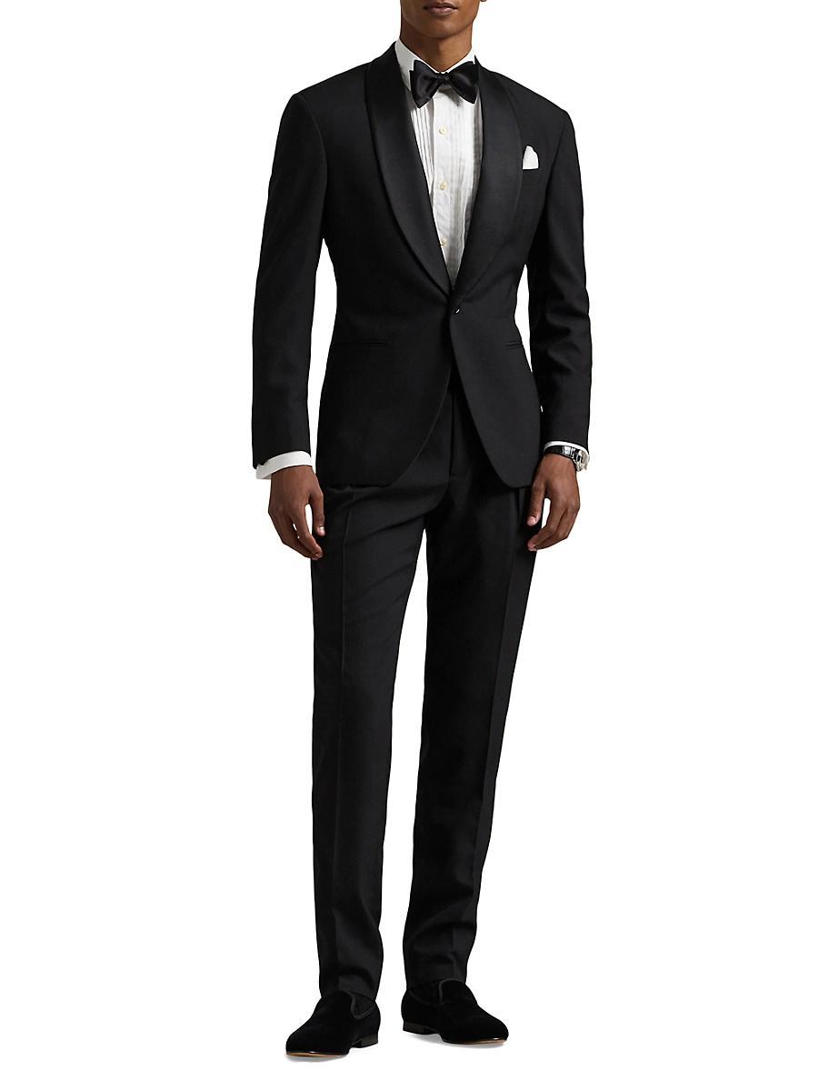 Mens Barathea Satin & Wool Tuxedo Product Image