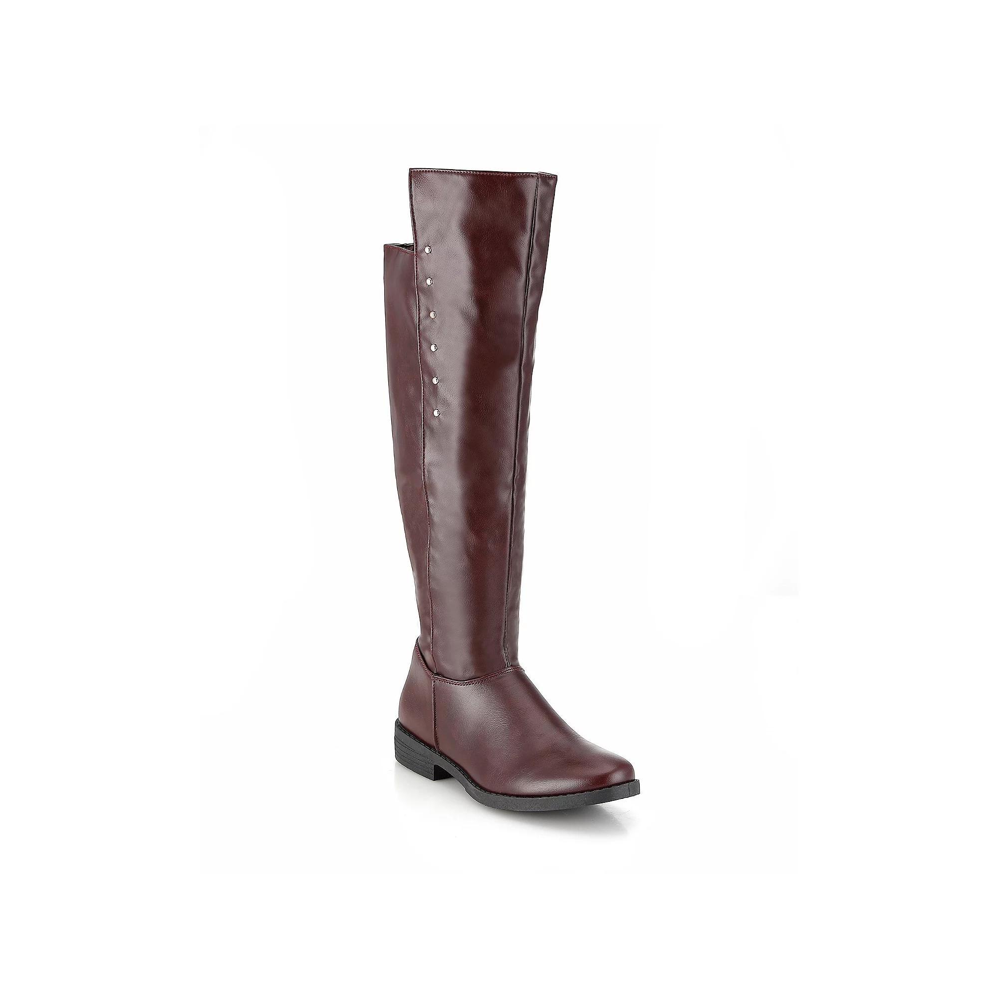 Henry Ferrera Bistro 100 Women's Tall Riding Boots, Size: 7.5, Red Product Image