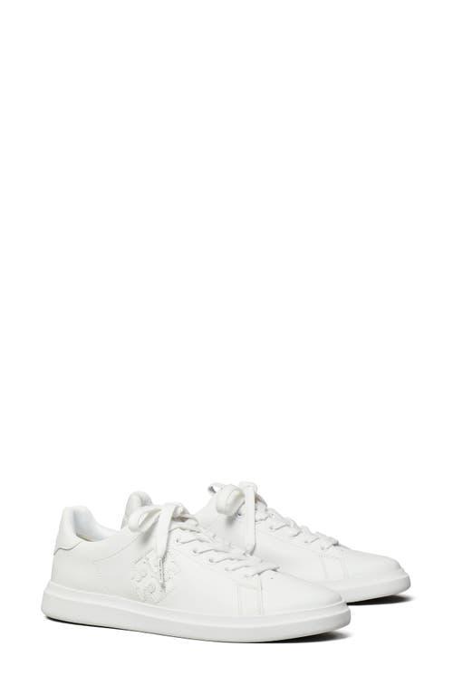 Tory Burch Womens Double T Howell Court Sneakers Product Image