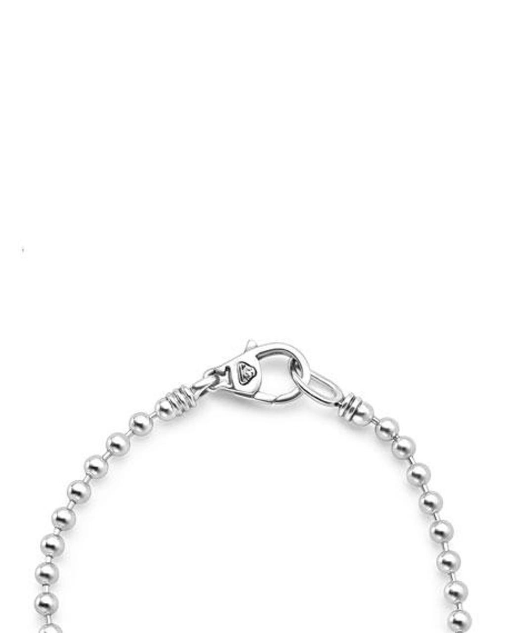 LAGOS Sterling Silver Caviar Spark Diamond Bar Chain Bracelet Product Image