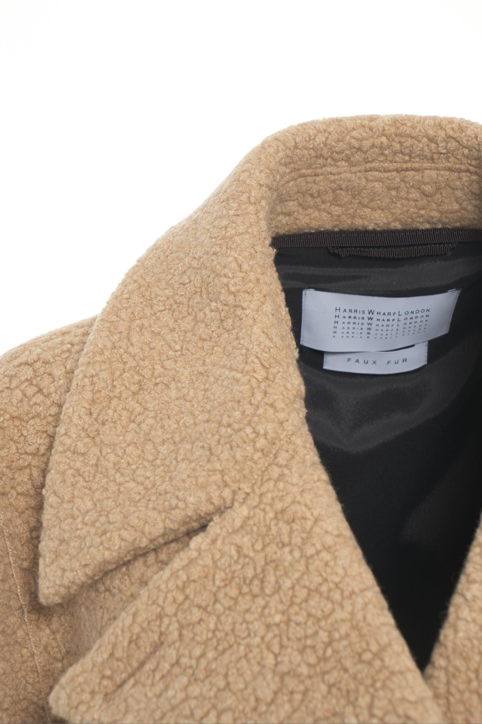 Knit bouclé peacoat Product Image
