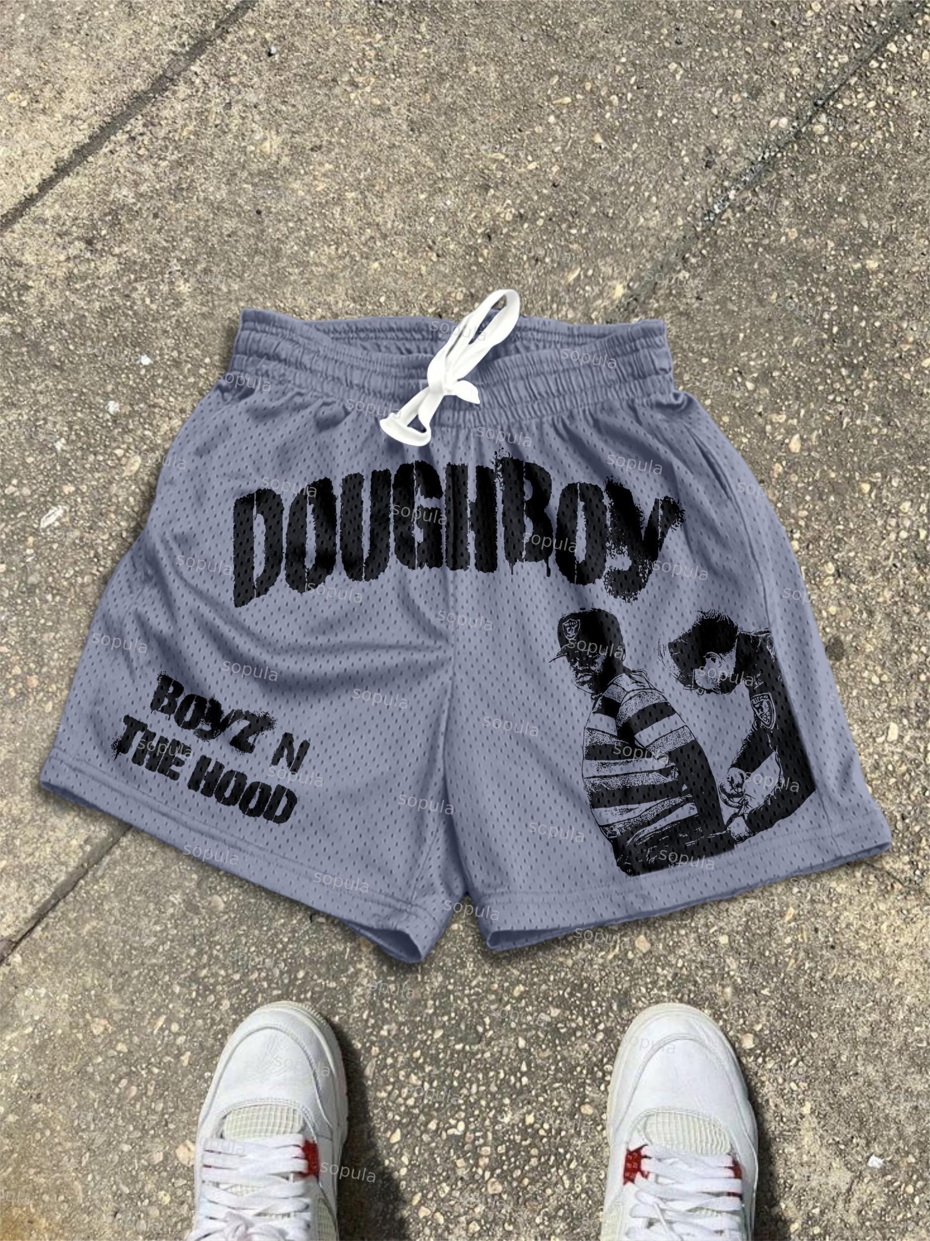 Boyz N The Hood Vintage Aged Graphic Shorts Product Image