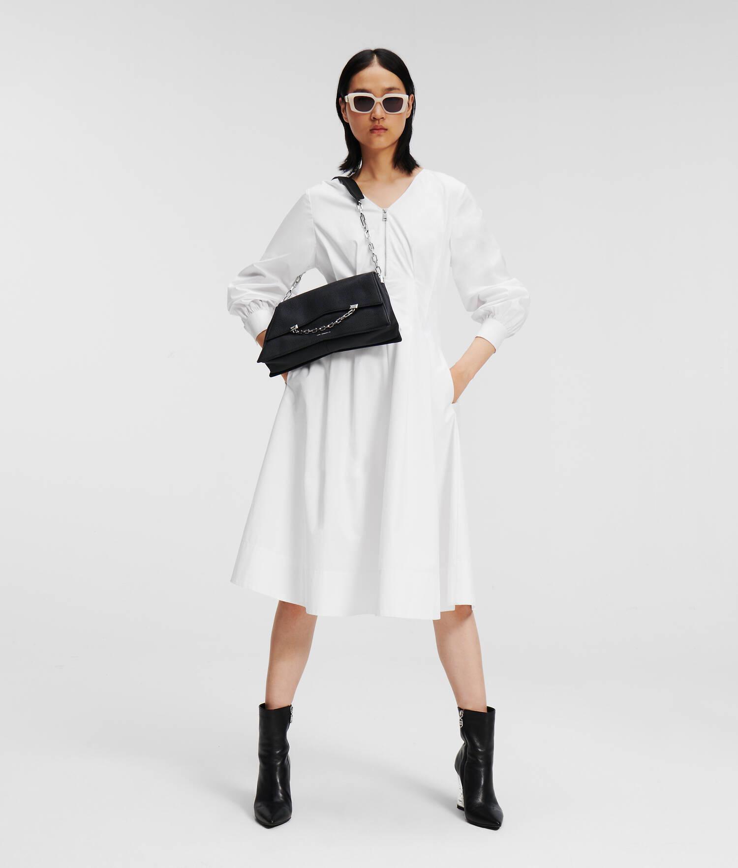 ZIP-FRONT SHIRT DRESS Product Image