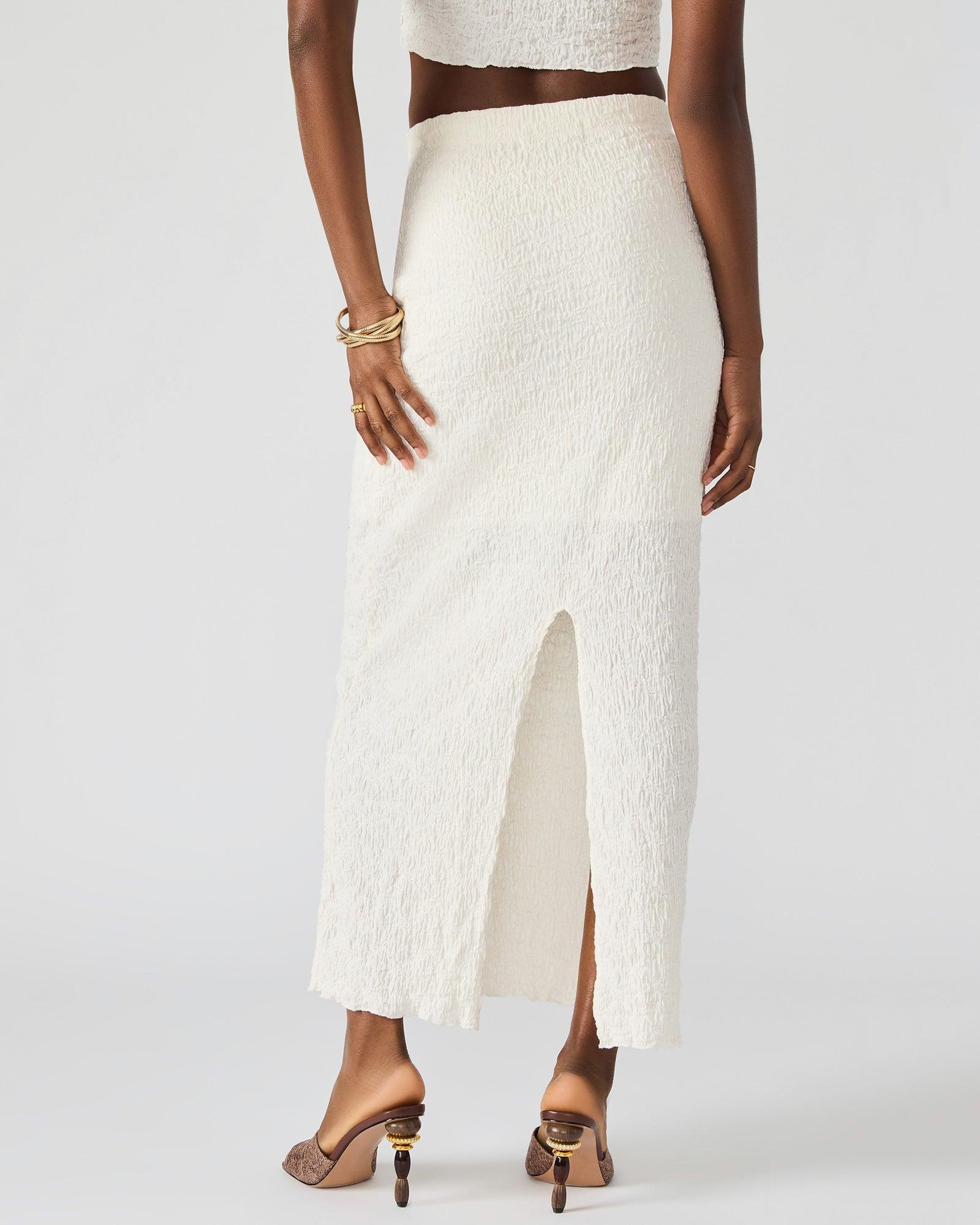 SEASIDE MAXI SKIRT SET CREAM Female Product Image
