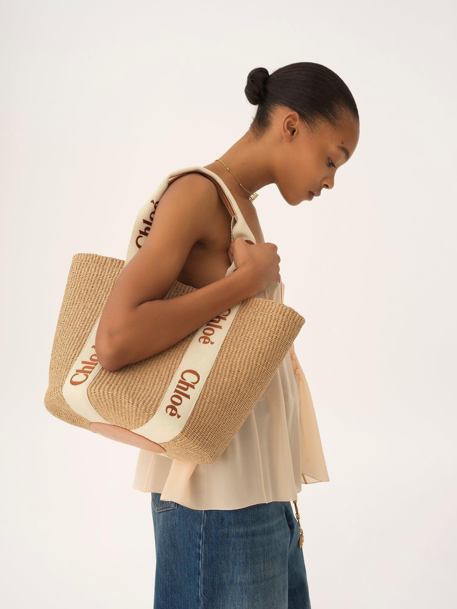 Large Woody basket in natural fibers Product Image