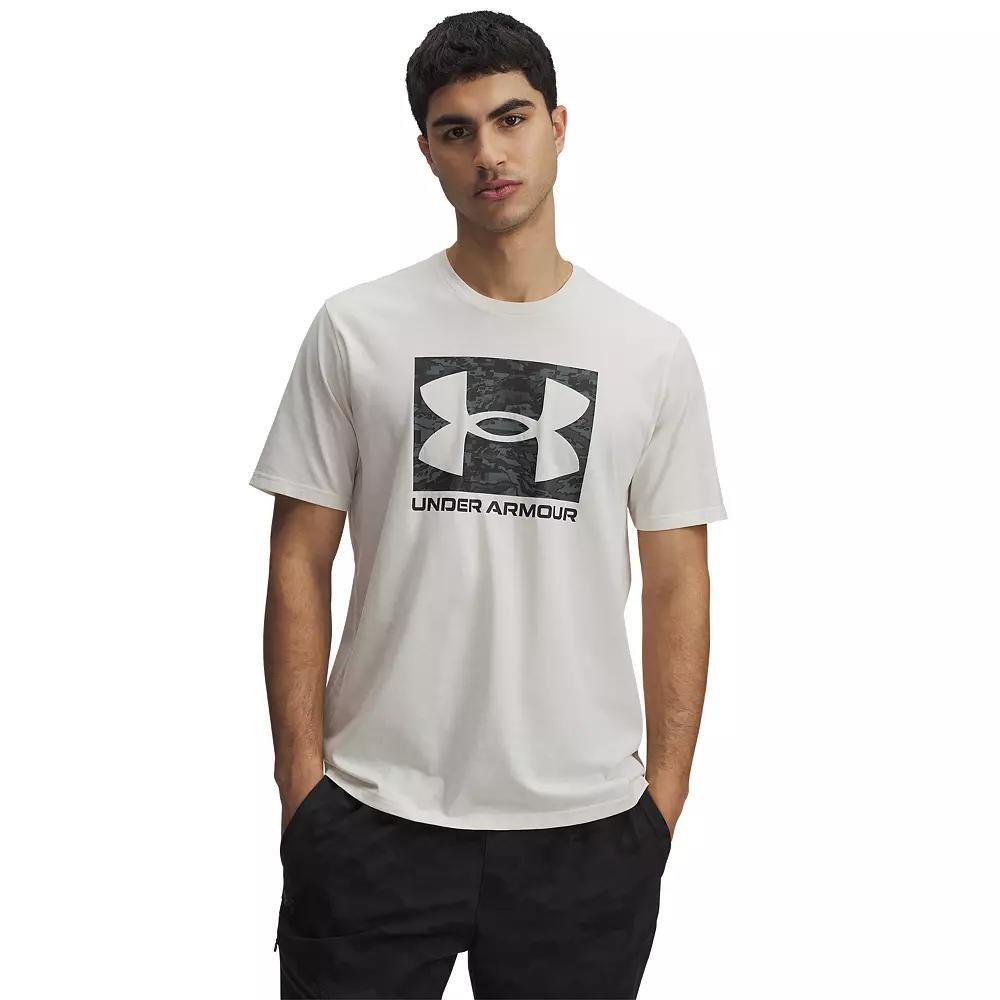 Big & Tall Under Armour Camo Boxed Logo Tee, Men's, Size: XXL Tall, Grey Product Image