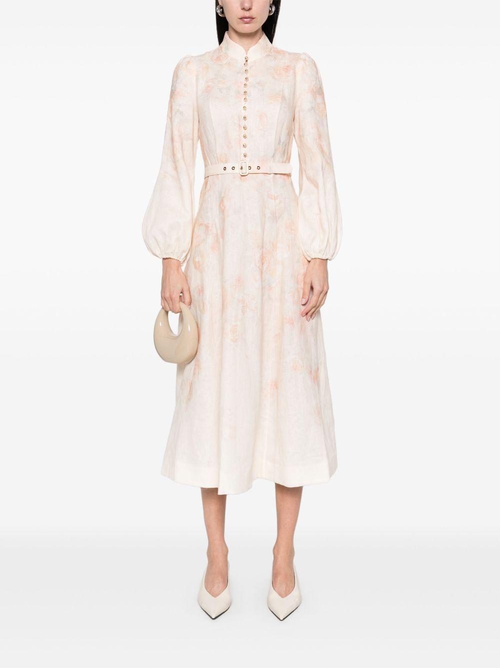 Crushed midi dress Product Image