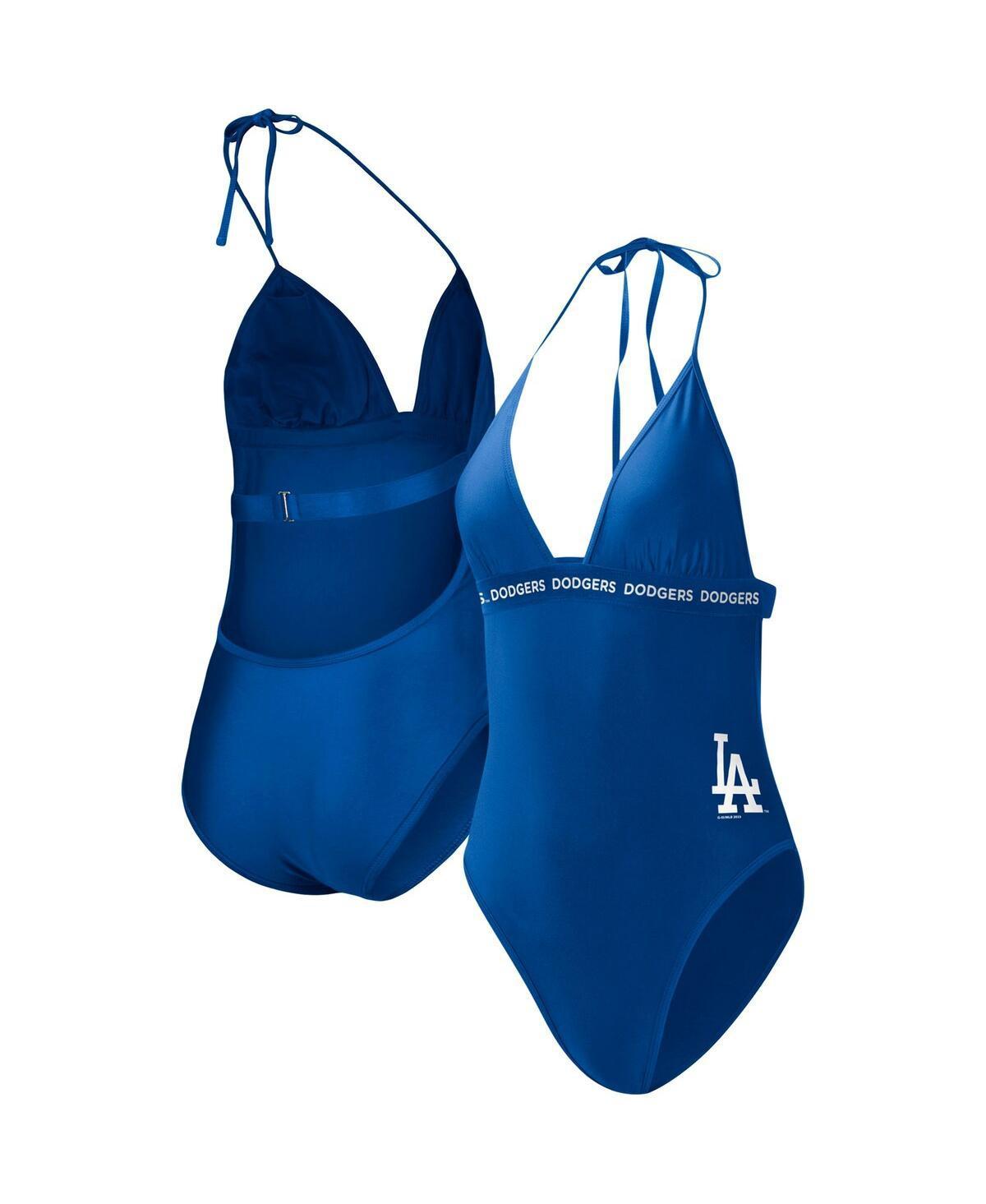 Womens G-III 4Her by Carl Banks Dallas Cowboys Full Count One-Piece Swimsuit Blue Product Image