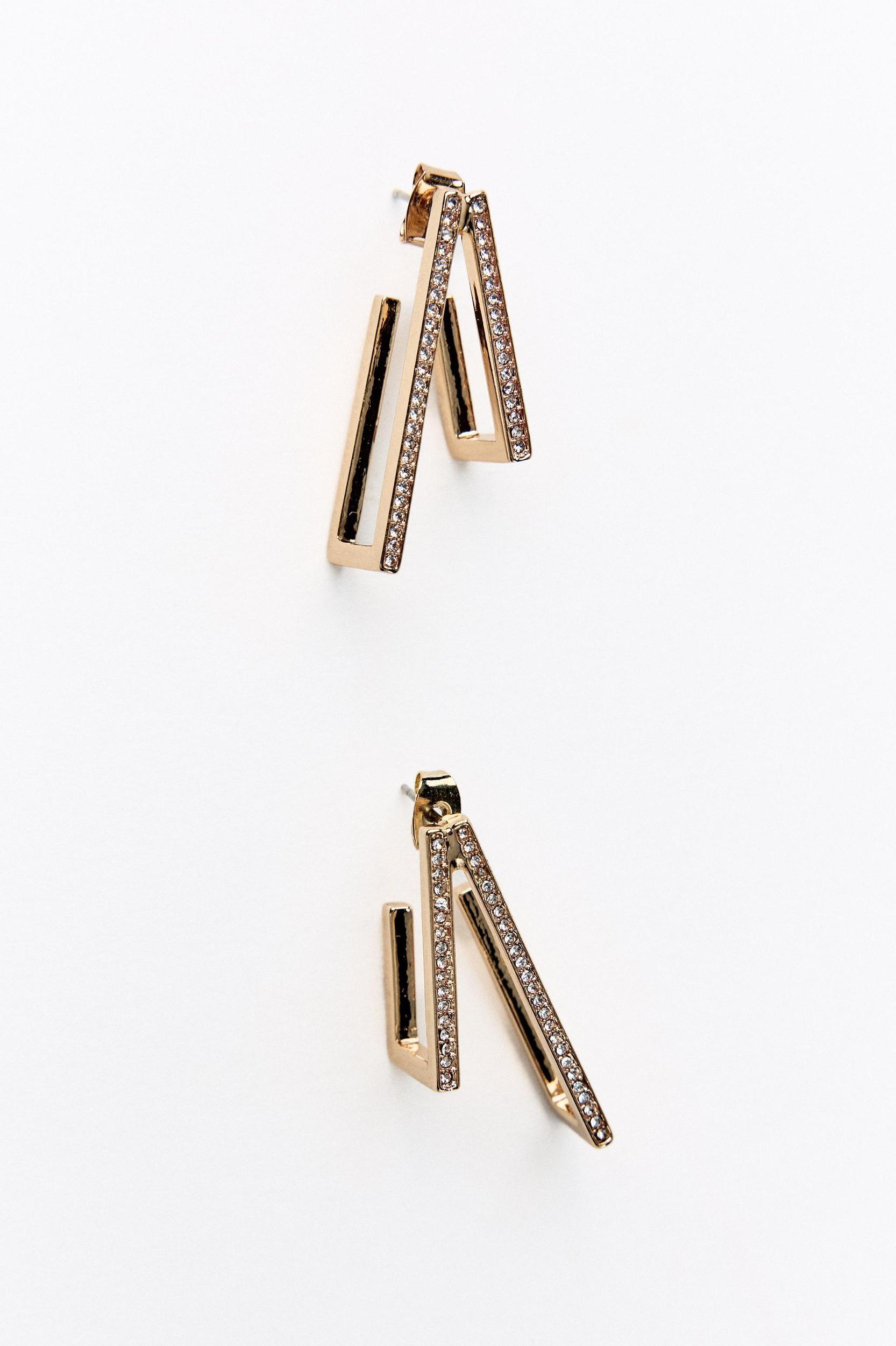 SPARKLY DOUBLE EARRINGS Product Image