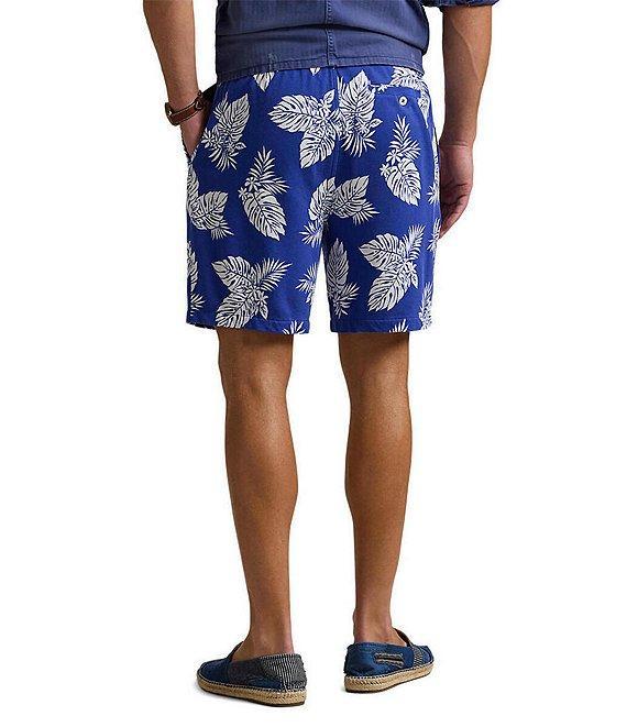 Polo Ralph Lauren Monstera-Print Spa Terry 7.5#double; Inseam Shorts Product Image