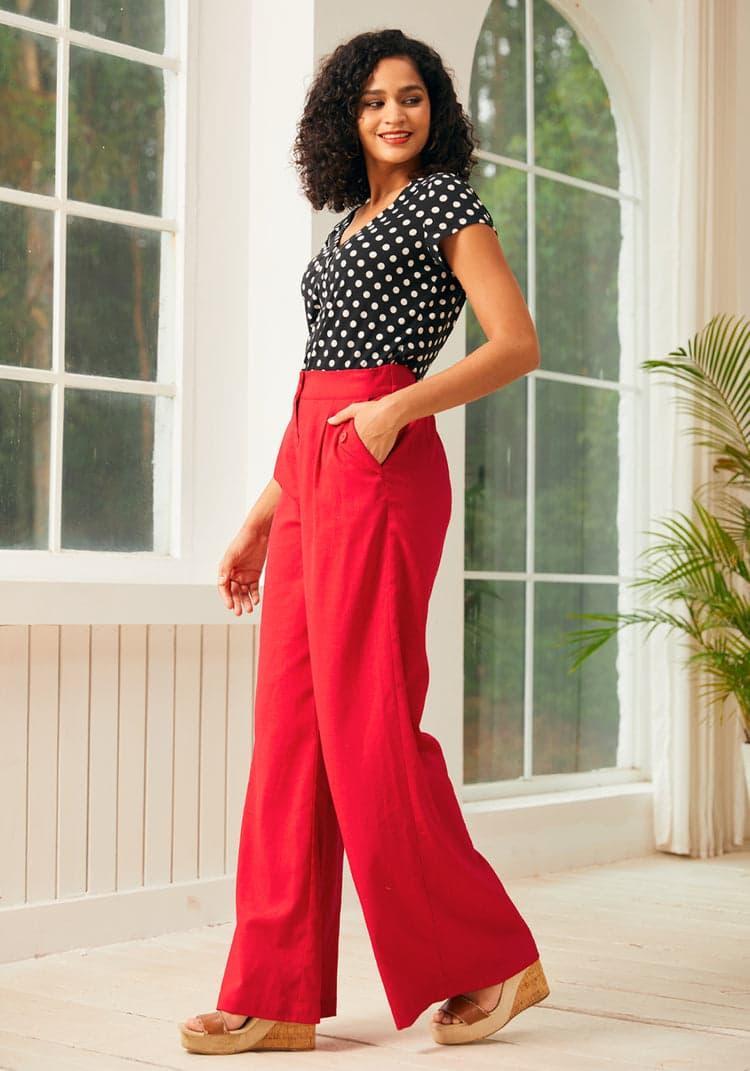 Lazy Afternoon Wide Leg Pants Product Image