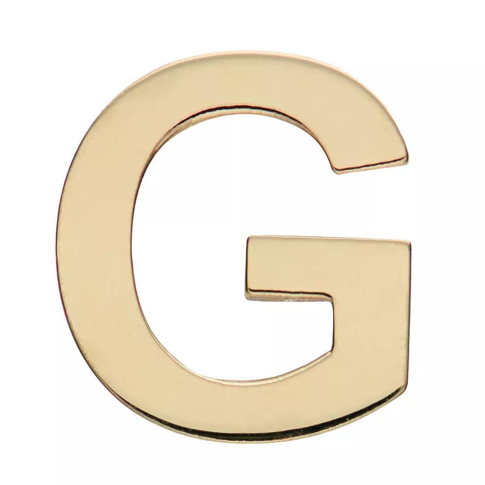 Au Naturale 14k Gold Initial Single Stud Earring, Women's Product Image