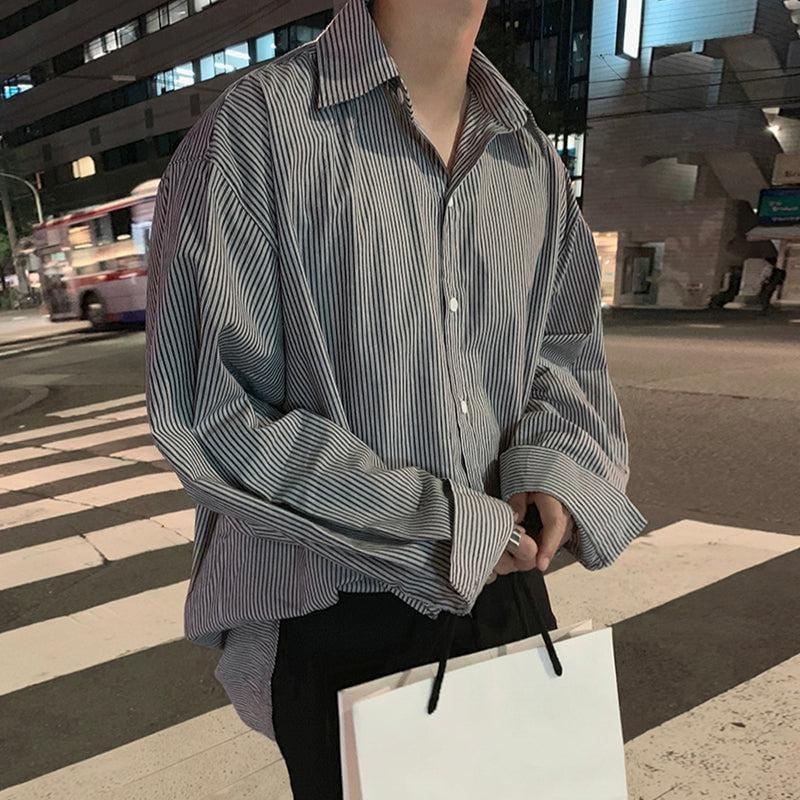 RT No. 862 STRIPED BUTTON UP SHIRT Product Image