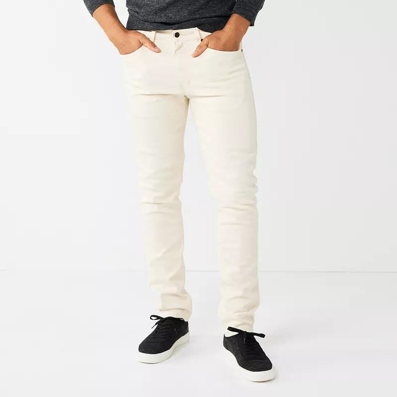 Men's Sonoma Goods For Life® Slim-Fit Everyday Jean, Size: 34 X 32, Natural Product Image