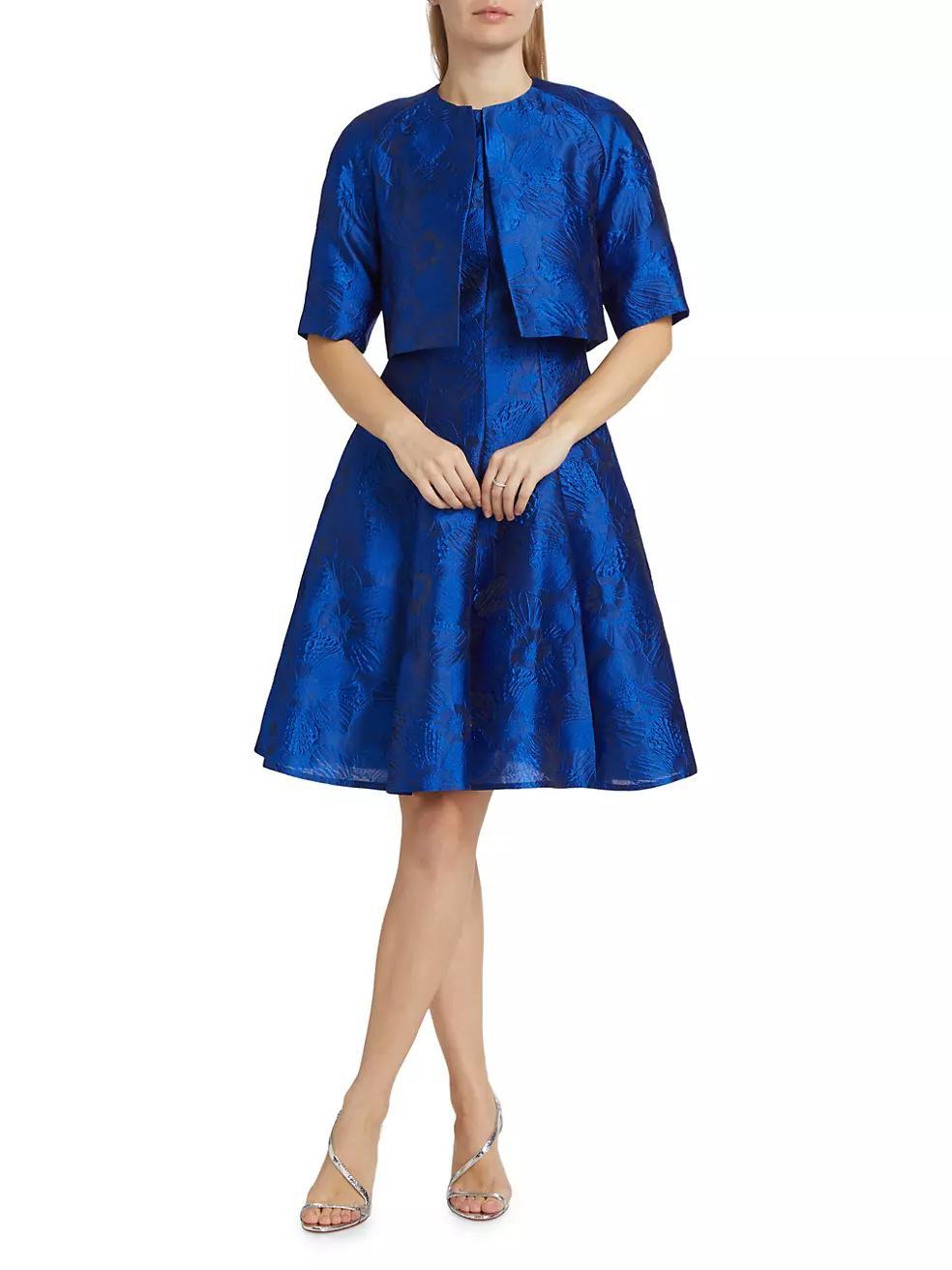Anemone Floral Jacquard Bolero Product Image