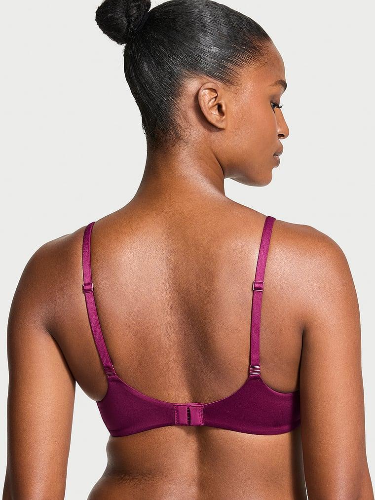 Lightly Lined Lace-Trim Full-Coverage Bra Product Image