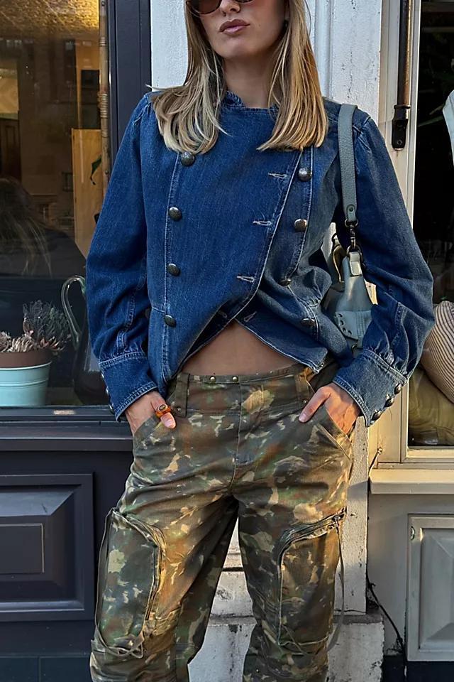 We The Free Imogene Denim Officer Jacket Product Image
