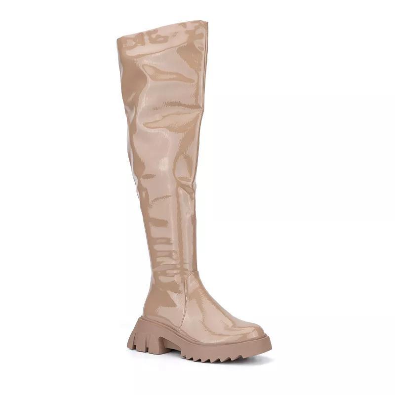 Torgeis Alfie Women's Knee-High Boots, Size: 8, Black Product Image