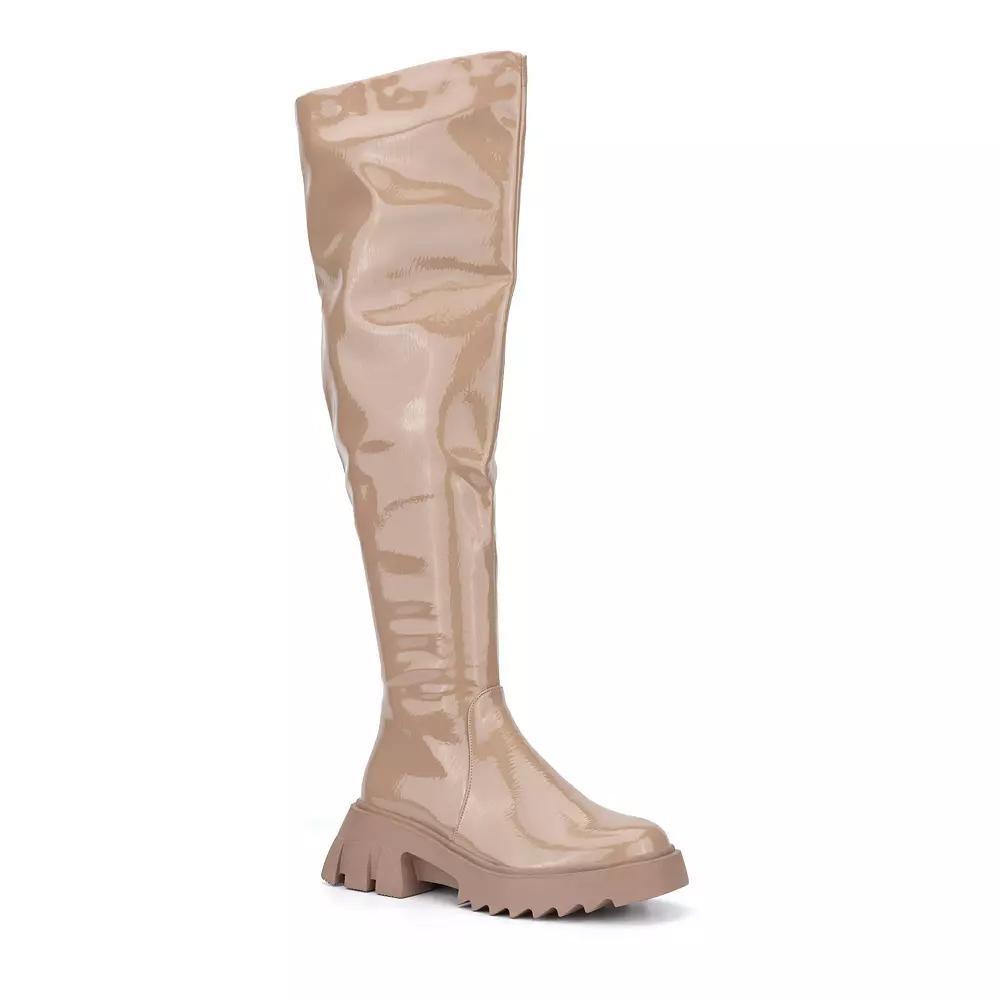 Torgeis Alfie Women's Knee-High Boots, Size: 8, Black Product Image