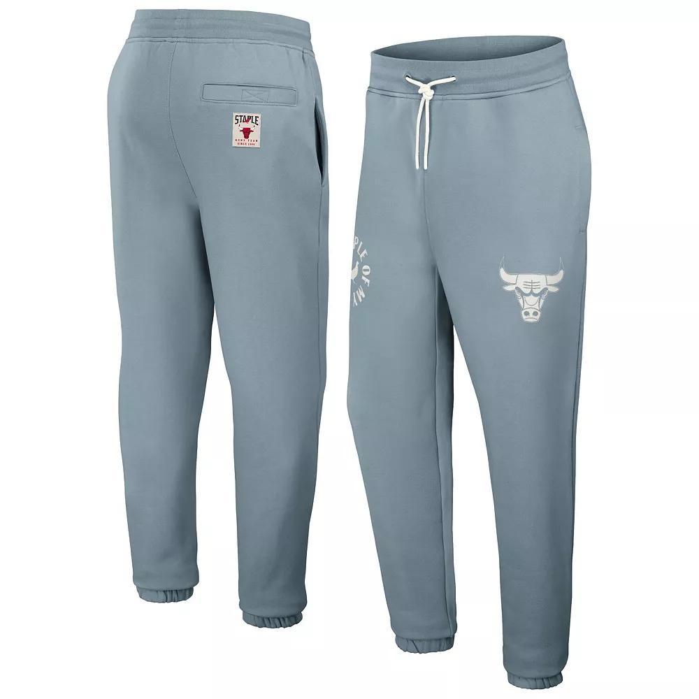 Men's NBA x Staple Mint Chicago Bulls Plush Sweatpants, Size: Small, Team Product Image