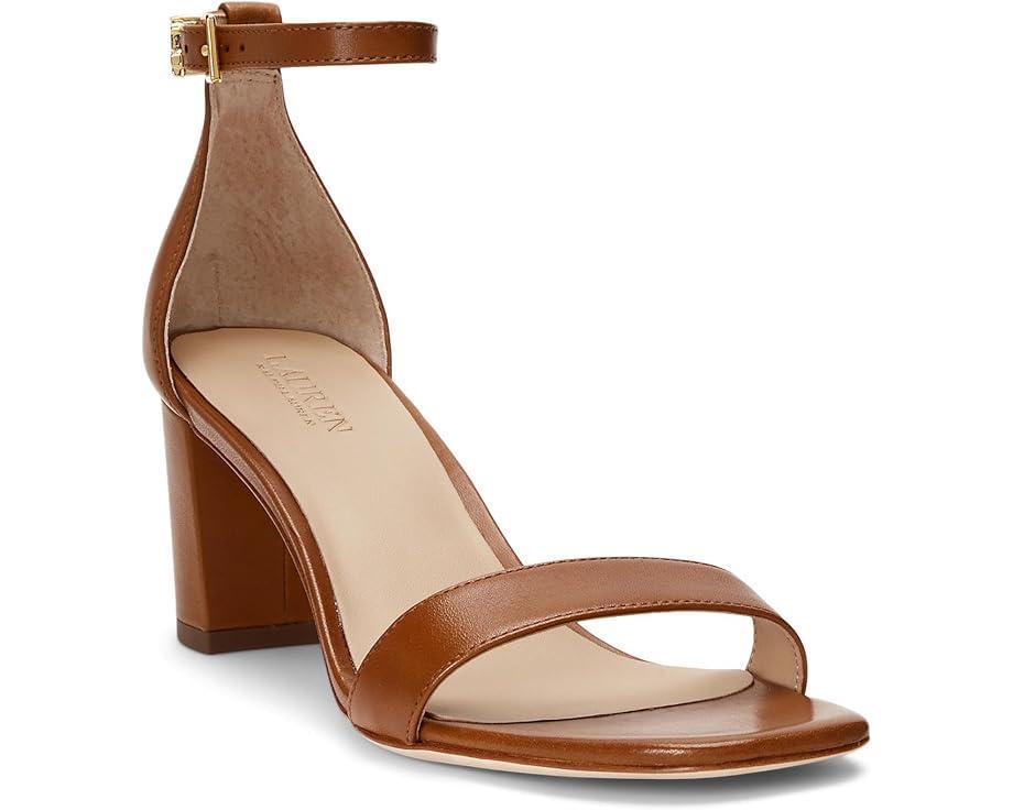 Allie Mid-Heel Suede Sandals Product Image