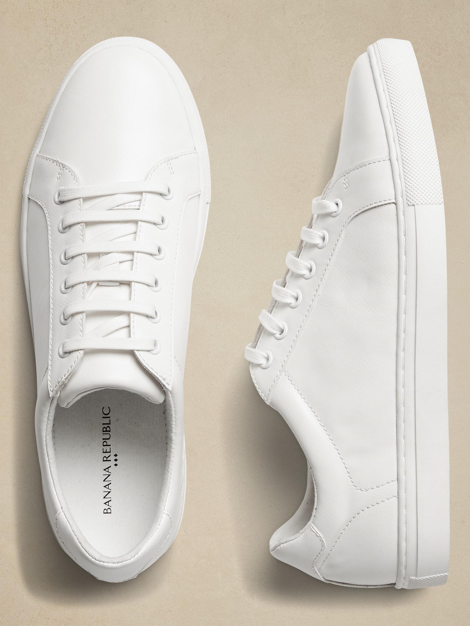 Vegan Leather Sneakers Product Image