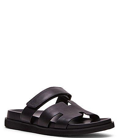 Steve Madden Mens Maiven Leather Slide Sandals Product Image