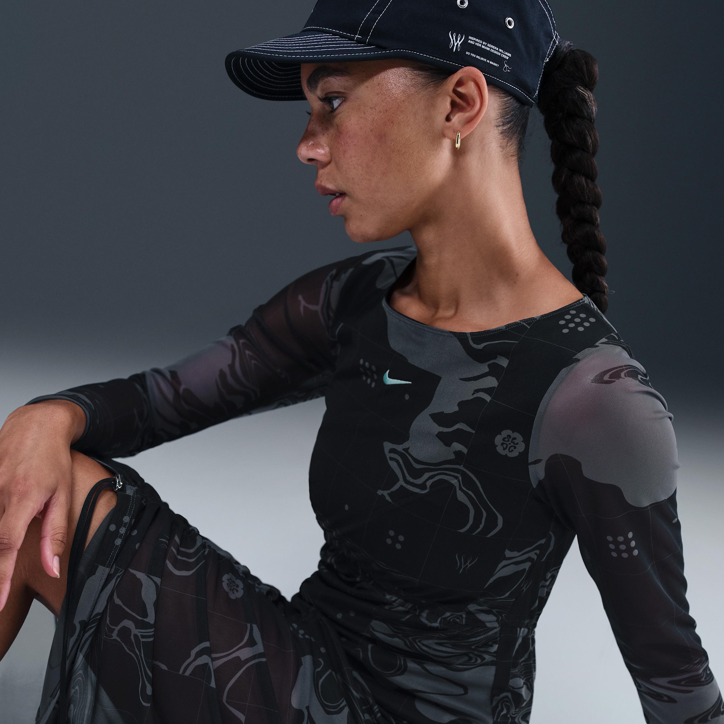Nike Women's Serena Williams Design Crew Mesh Midi Dress Product Image
