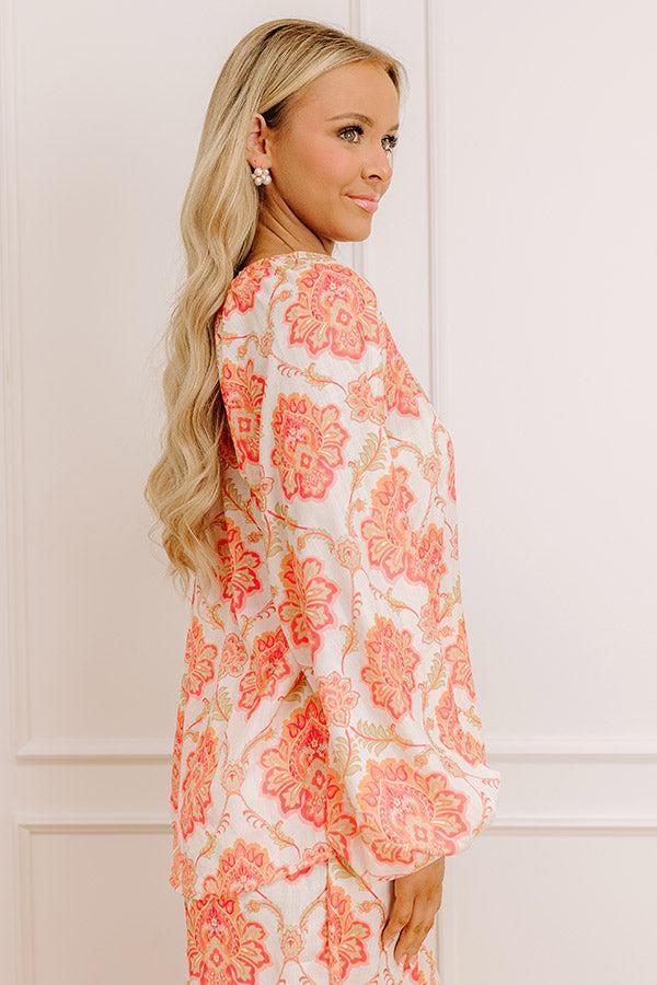 Mimosas On The Patio Shift Top Product Image