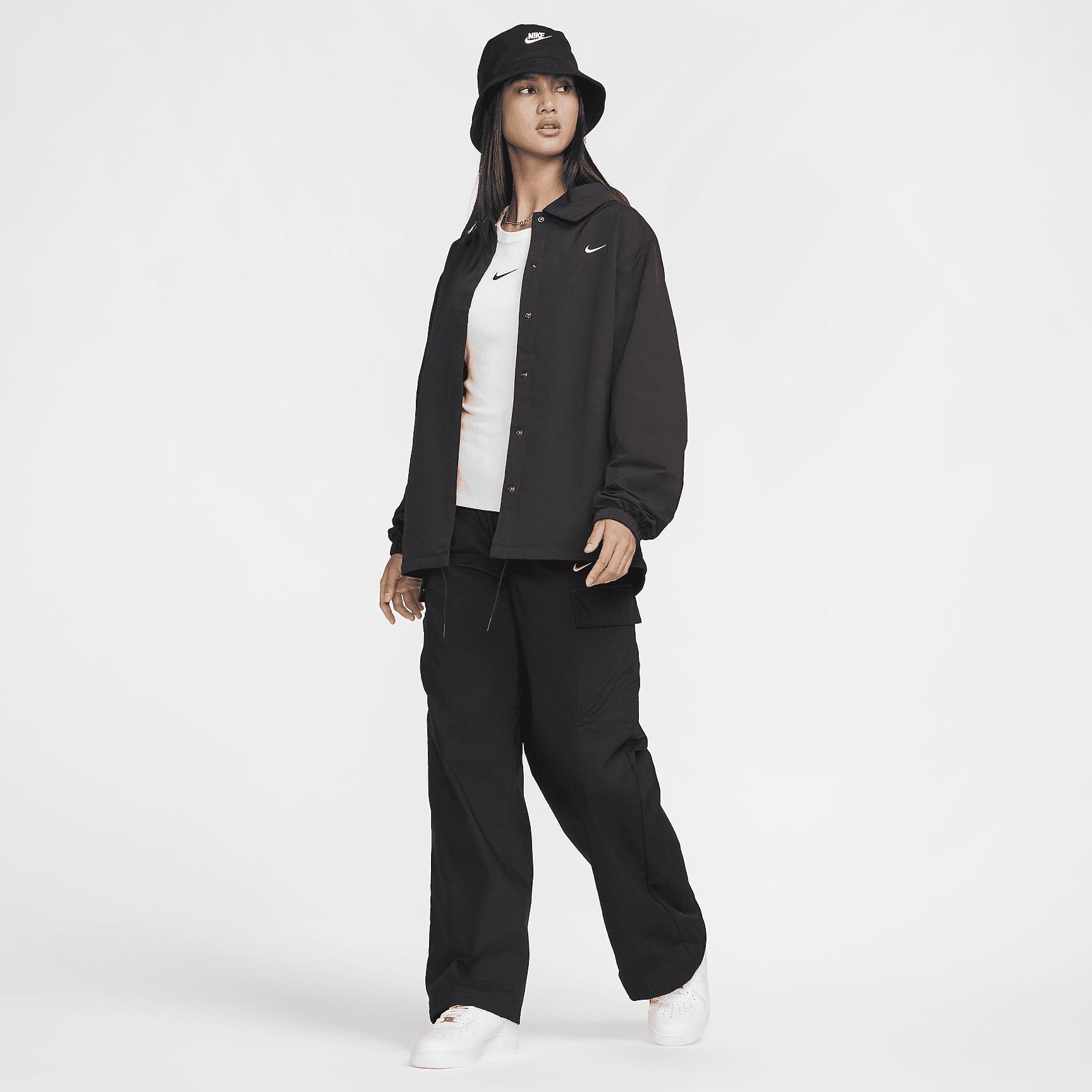 Nike Sportswear Essential Women's Oversized UV Woven Coaches' Jacket Product Image