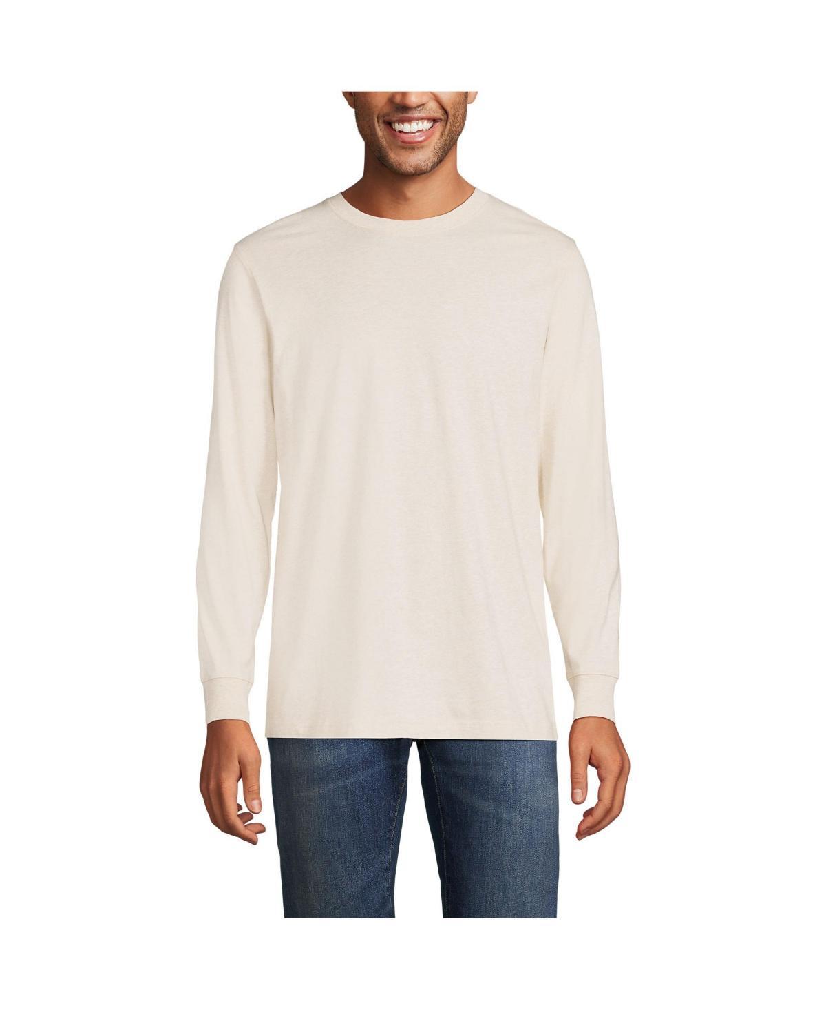 Big & Tall Lands' End Super Tee, Men's, Size: Medium Tall, Black Product Image
