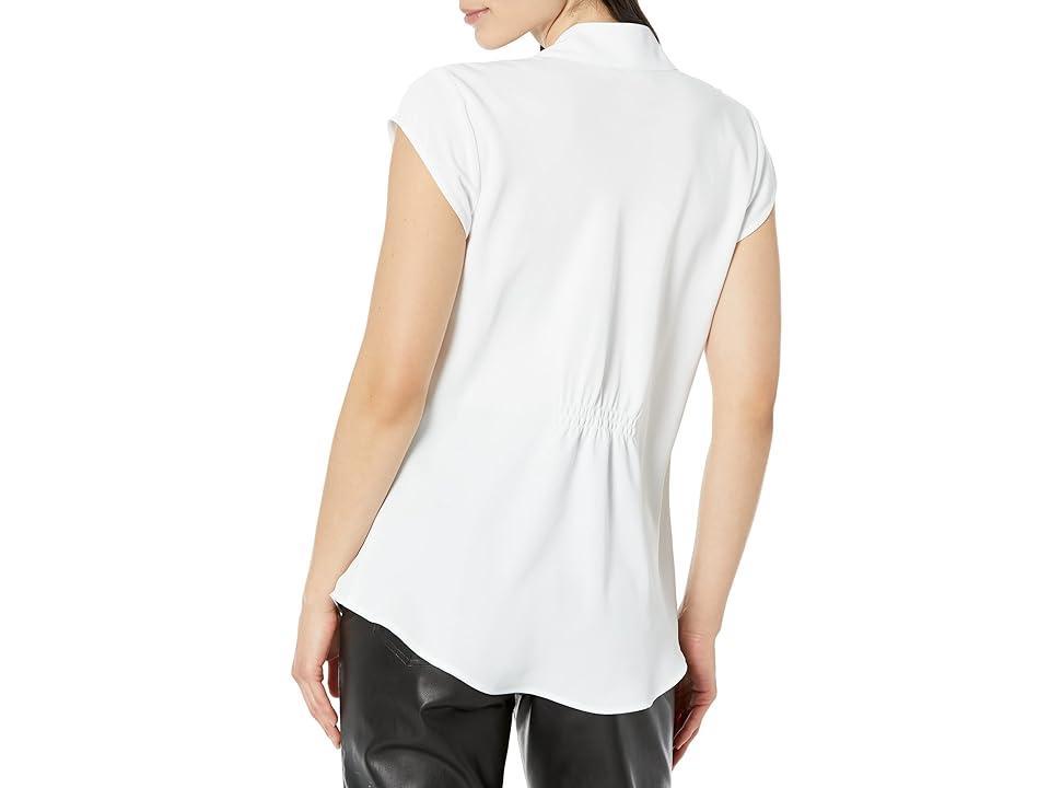 NIC+ZOE Cap Sleeve Day To Night Top (Paper ) Women's Blouse Product Image
