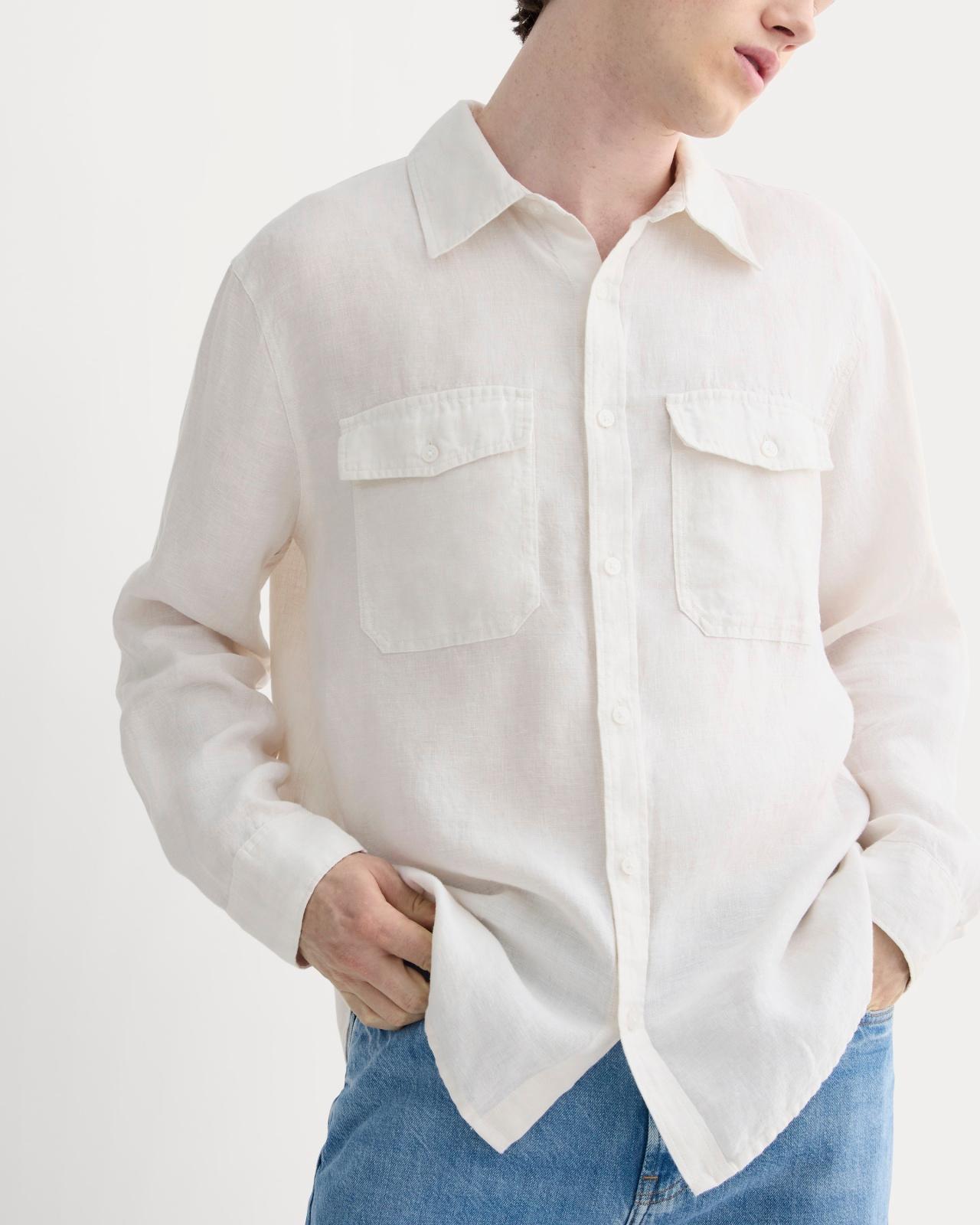The Linen Utility Shirt Product Image