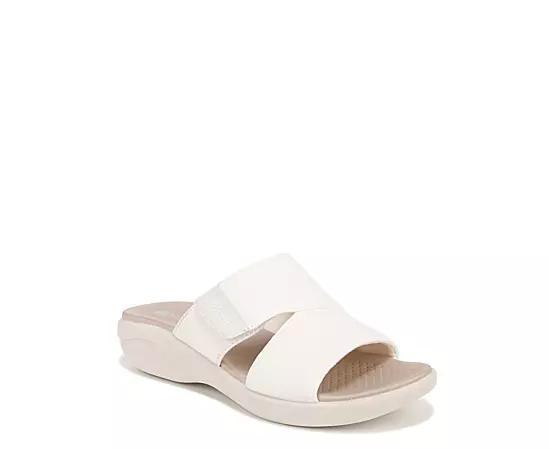 LifeStride Carefree Women's Slide Sandals, Size: 7.5 Wide, Blue Product Image