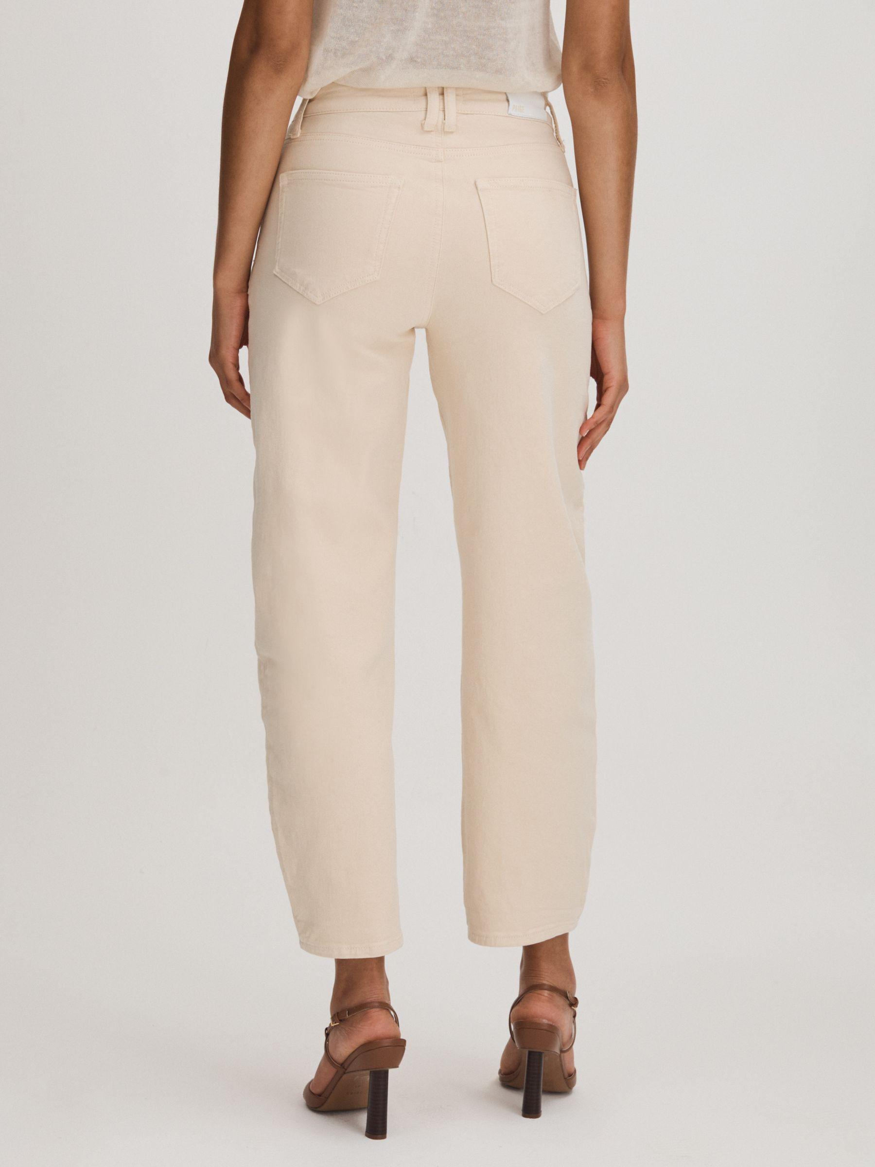 Paige Barrel Leg Jeans in Blonde Sand Product Image