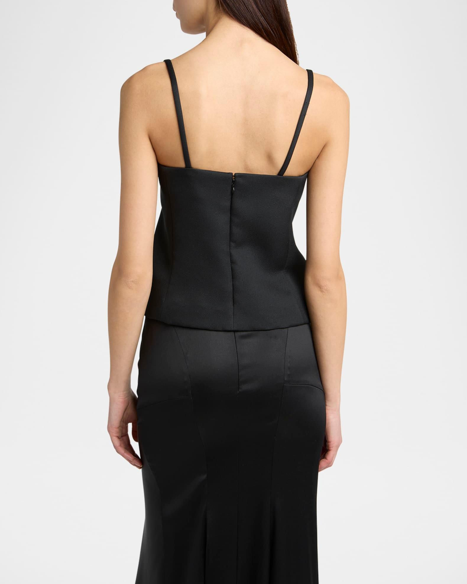 Pockets Techno Scuba Bustier Top Product Image