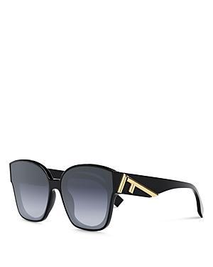 Oversized F Logo Acetate Cat-Eye Sunglasses Product Image