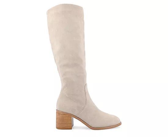 Journee Tru Comfort Foam Womens Romilly Calf Boots Grey Product Image