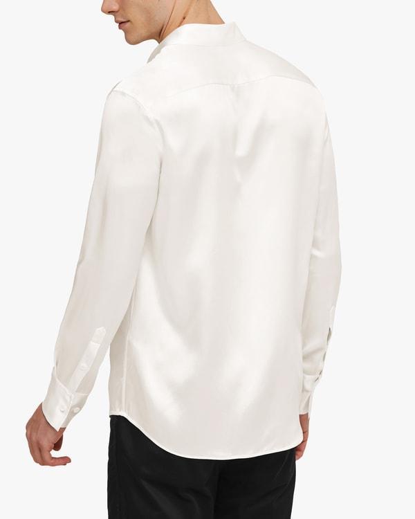 Mulberry Silk Basic Mens Shirt Product Image