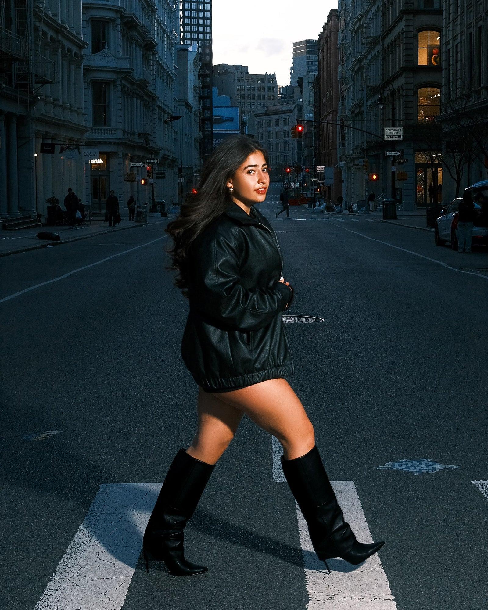 SMITH BLACK LEATHER - SM REBOOTED Female Product Image