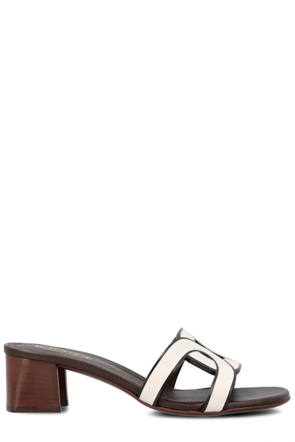 TOD'S Sandals Kate Suede In Bianco Product Image