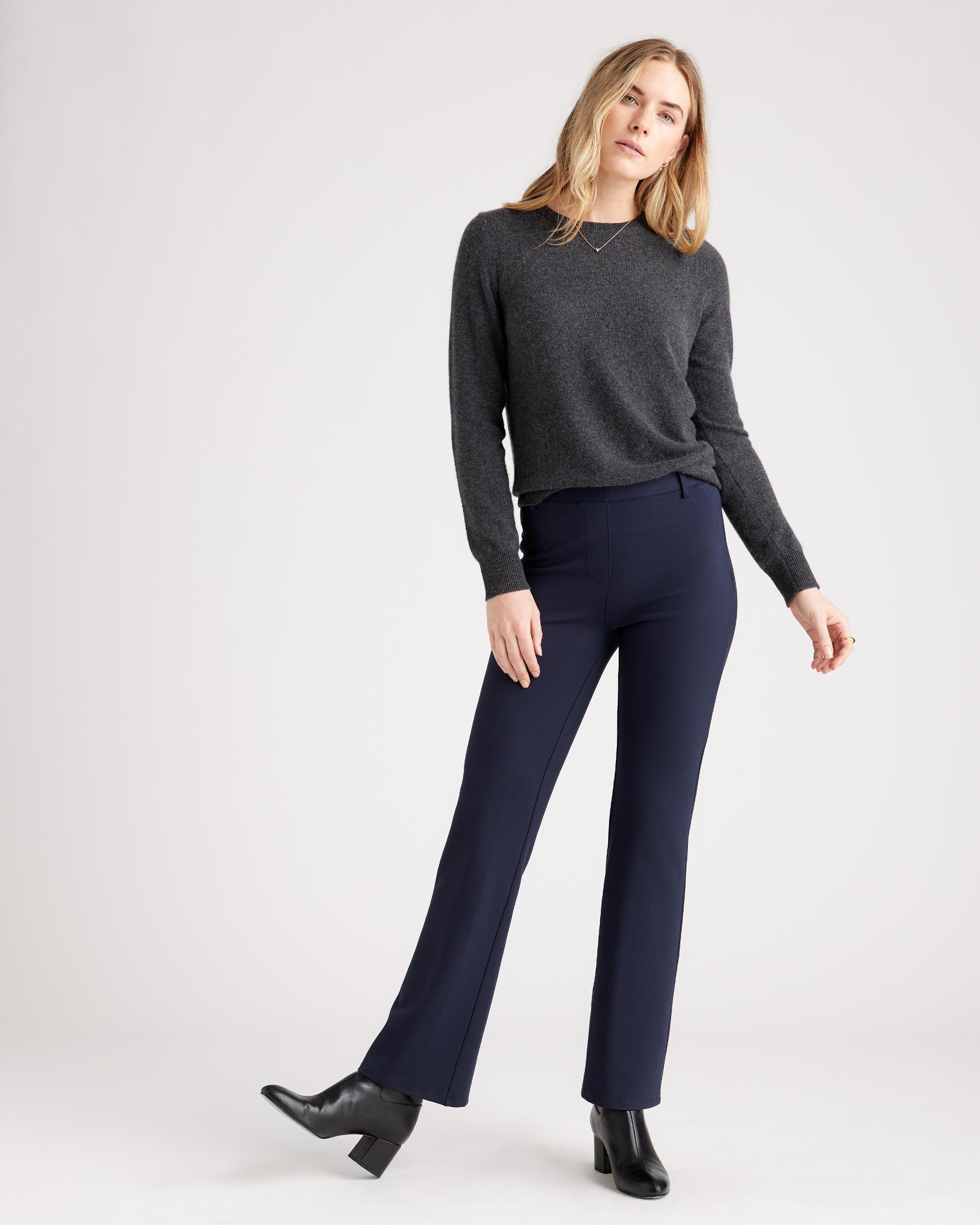 Quince | Women's Ultra-Stretch Ponte Bootcut Pants Size XL, Rayon Product Image