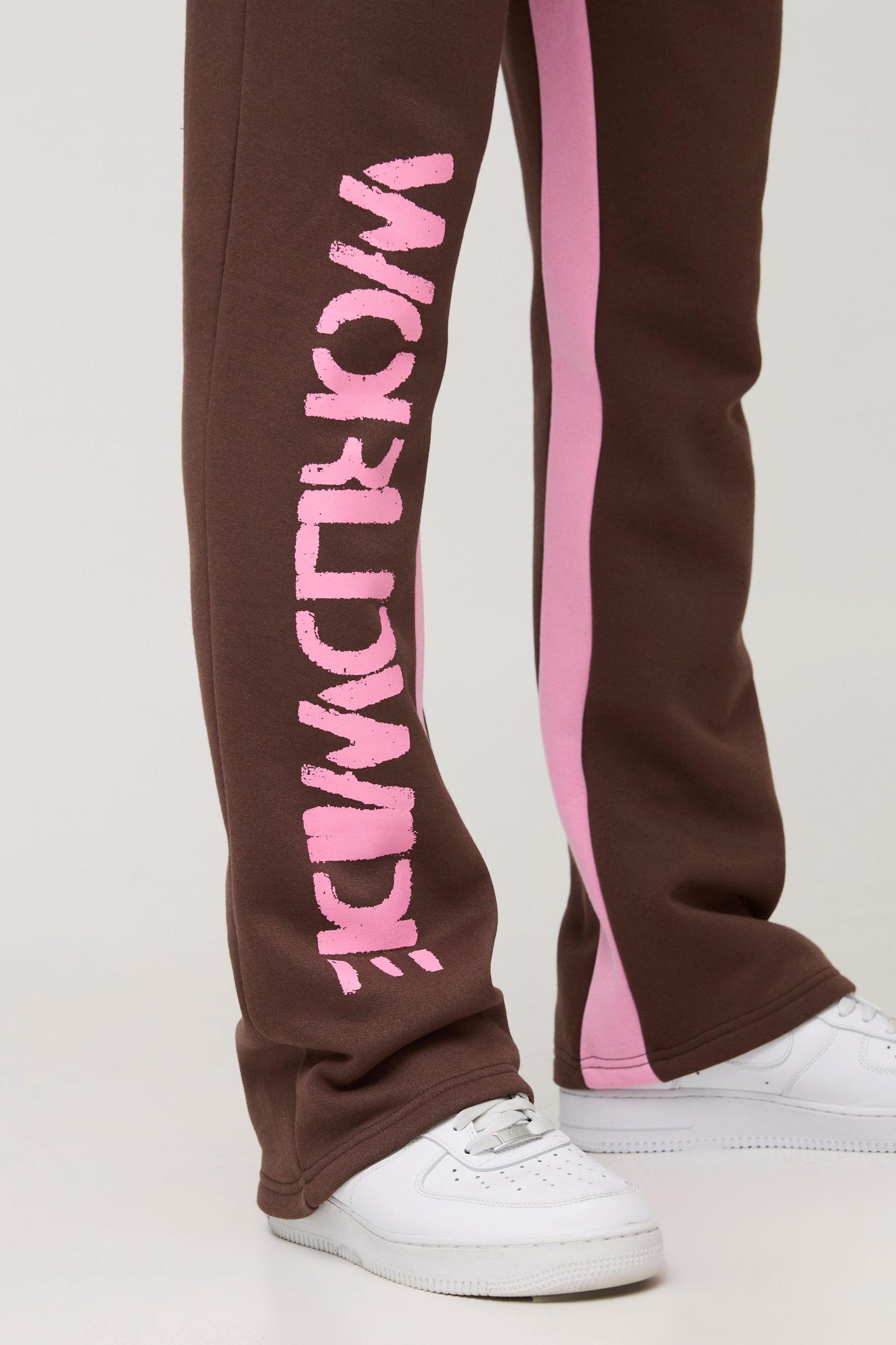 Slim Fit Worldwide Gusset Sweatpants | boohooMAN USA Product Image