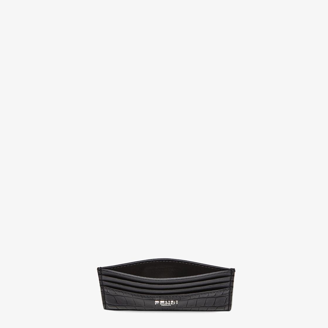 Card holderBlack crocodile leather card holder Product Image