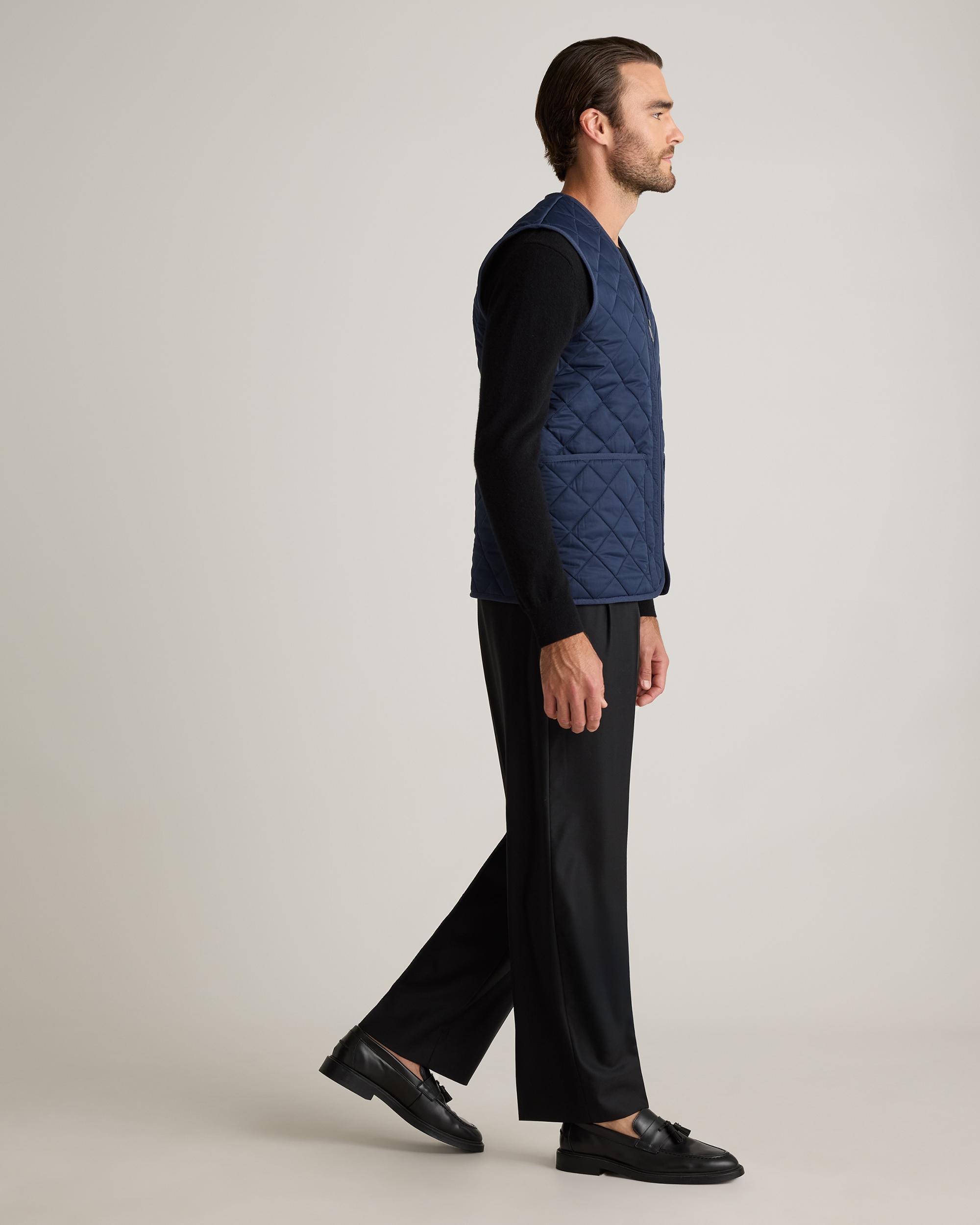 Quince | Men's Featherless Quilted Fleece-Lined Liner Vest Size XL, Nylon Product Image