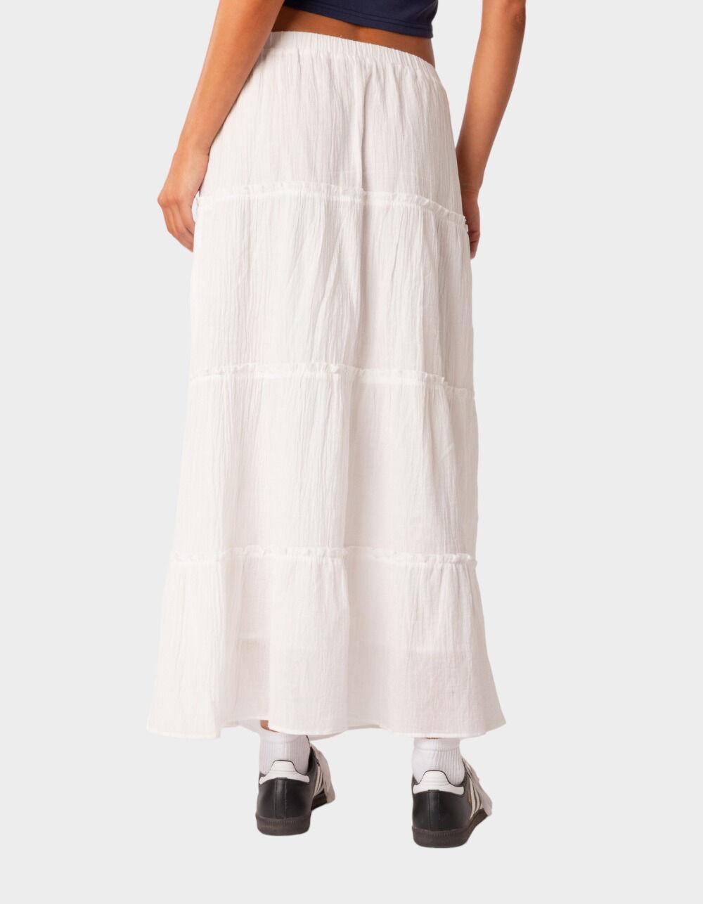 EDIKTED Charlotte Tiered Womens Maxi Skirt Product Image