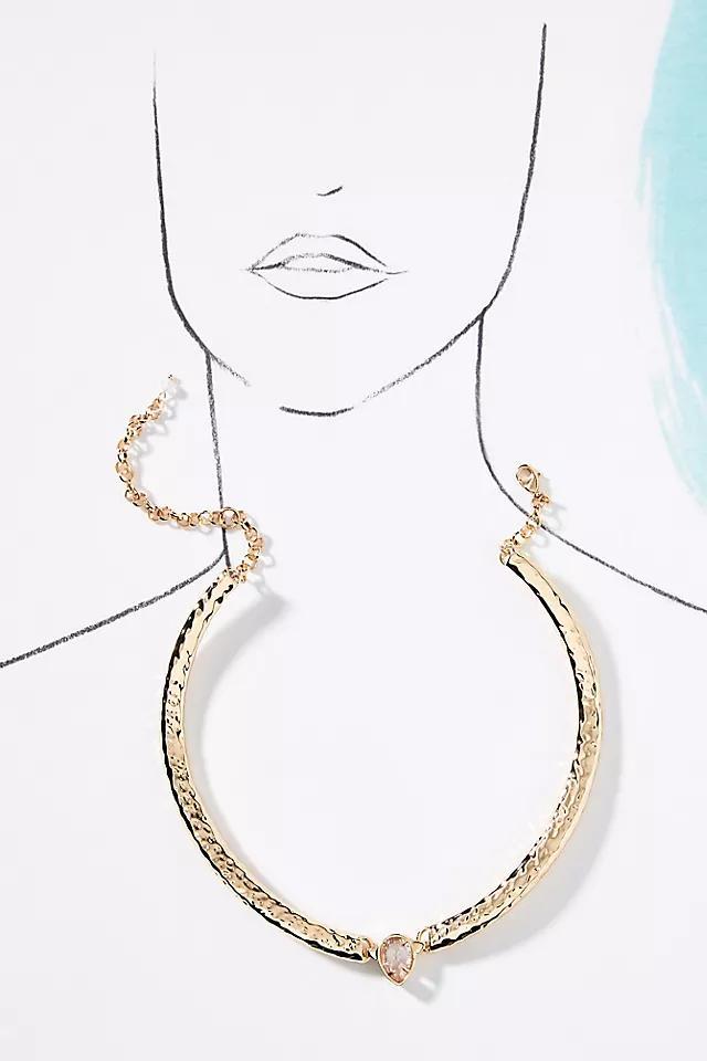 Metal Crystal Collar Necklace Product Image