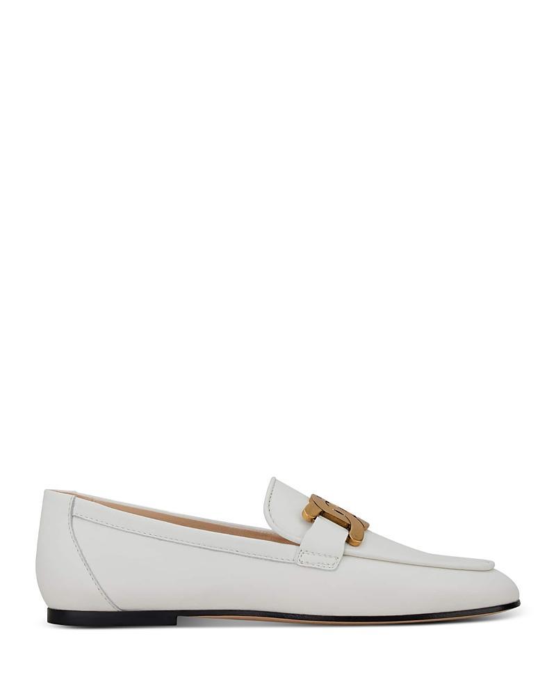 Leather Chain Slip-On Loafers Product Image